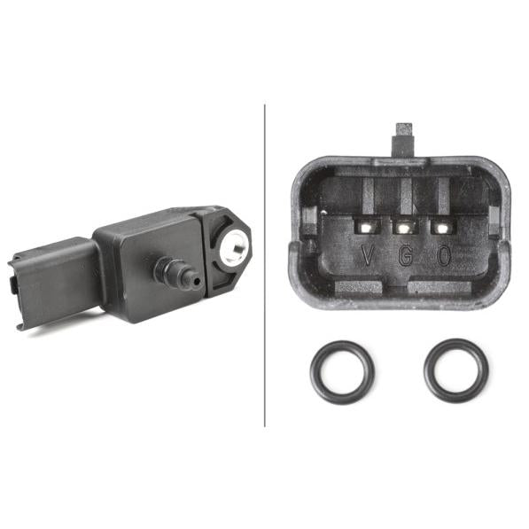 HELLA 6PP009400-521 Boost Pressure Sensor
