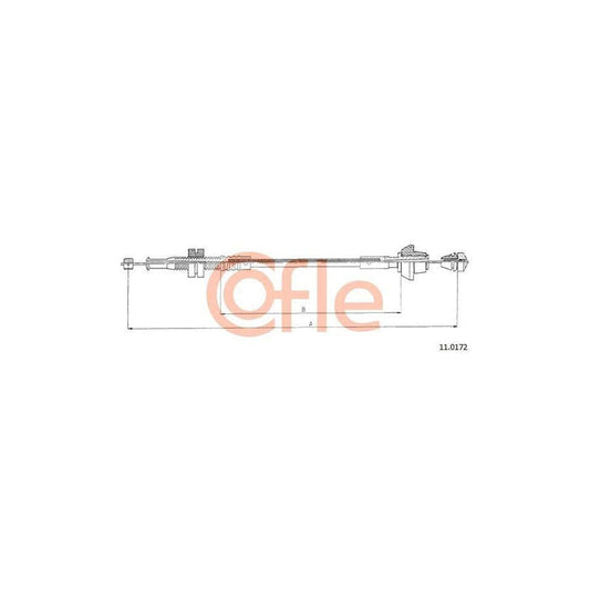 Cofle 92.11.0172 Throttle Cable