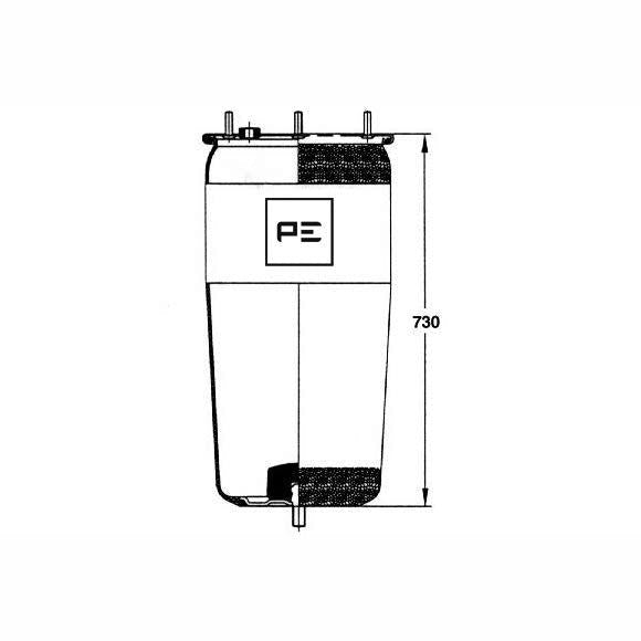 PETERS 084.162-71 Air Suspension Bellow