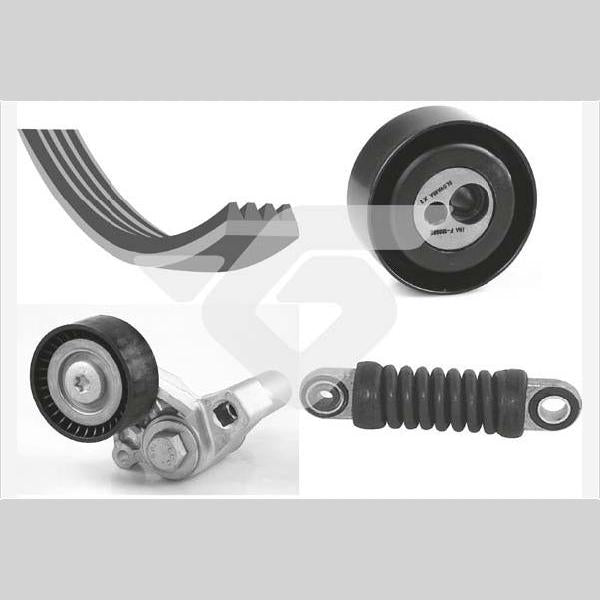 HUTCHINSON HUKHV39 V-Ribbed Belt Set
