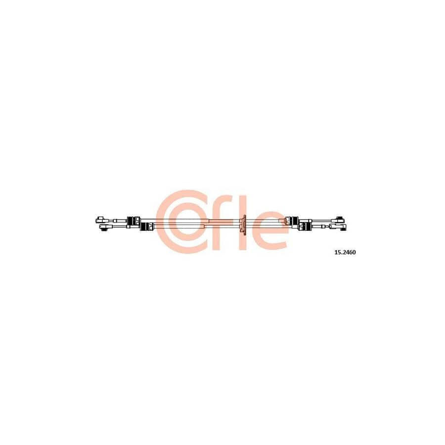 Cofle 92.15.2460 Cable, Manual Transmission for Ford Transit