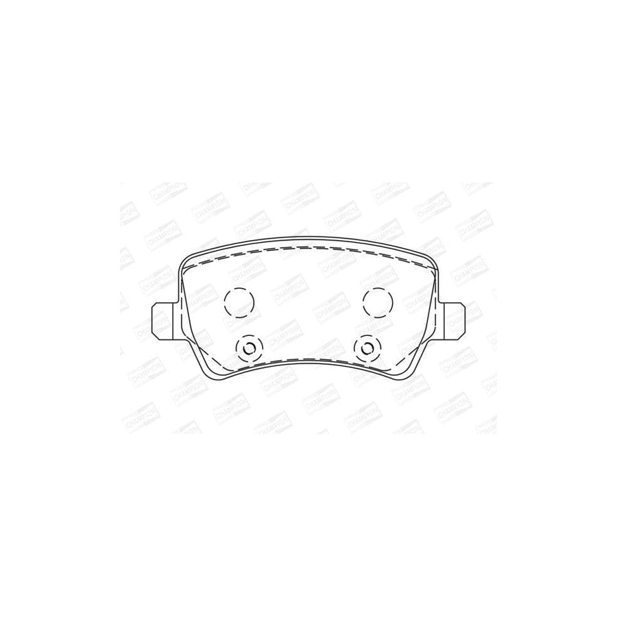Champion 573250Ch Brake Pad Set