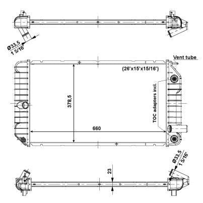 NRF NRF56007 Engine Radiator