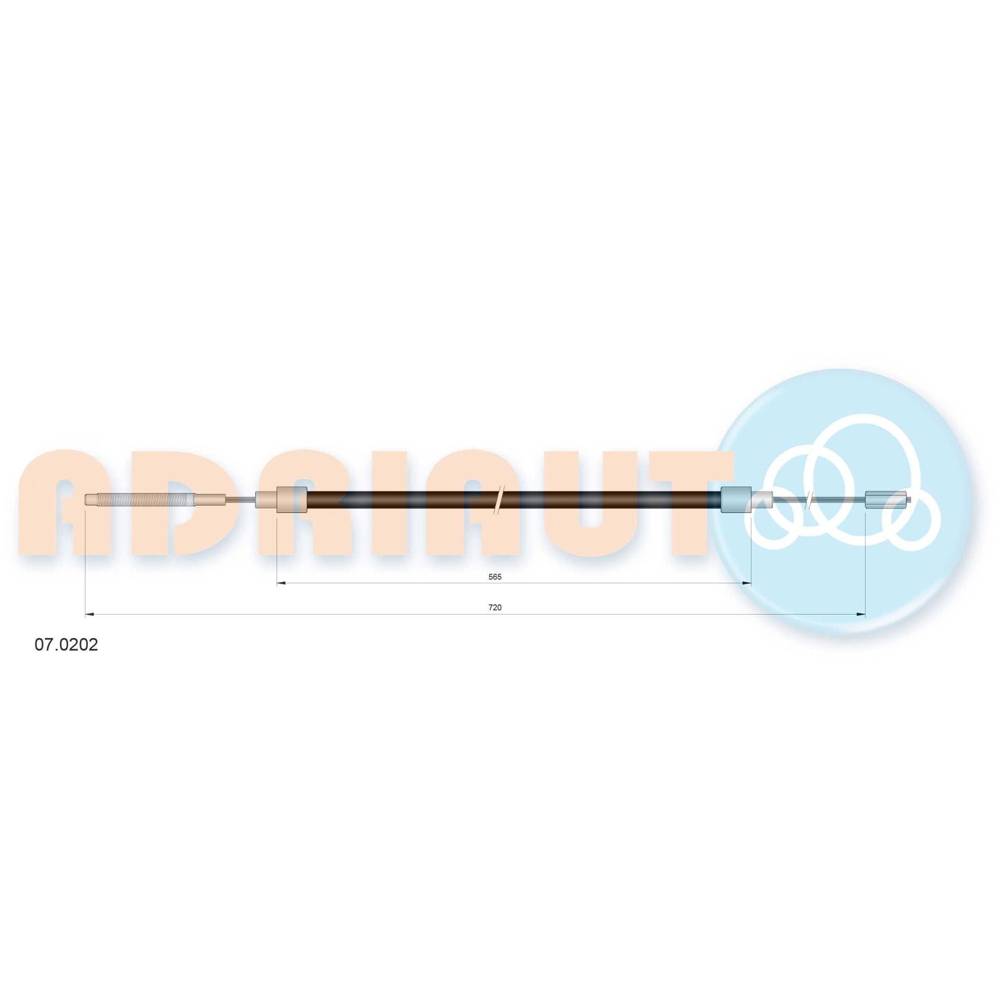 OE NISSAN 14670EB30B Braking System Vacuum Hose