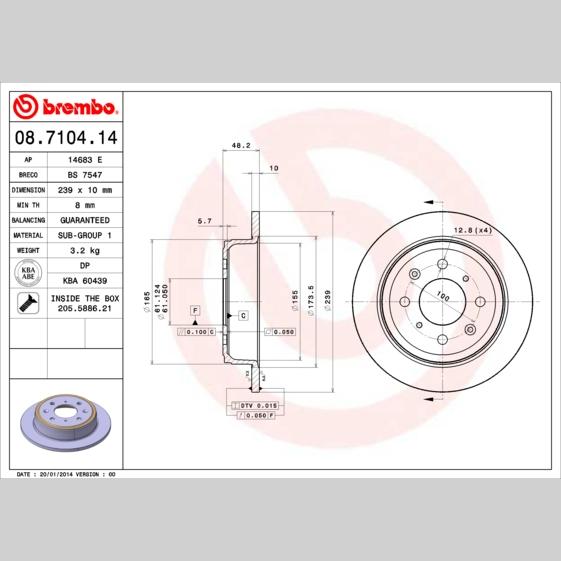 KNORR K000687 Disc Brake Caliper Repair Kit