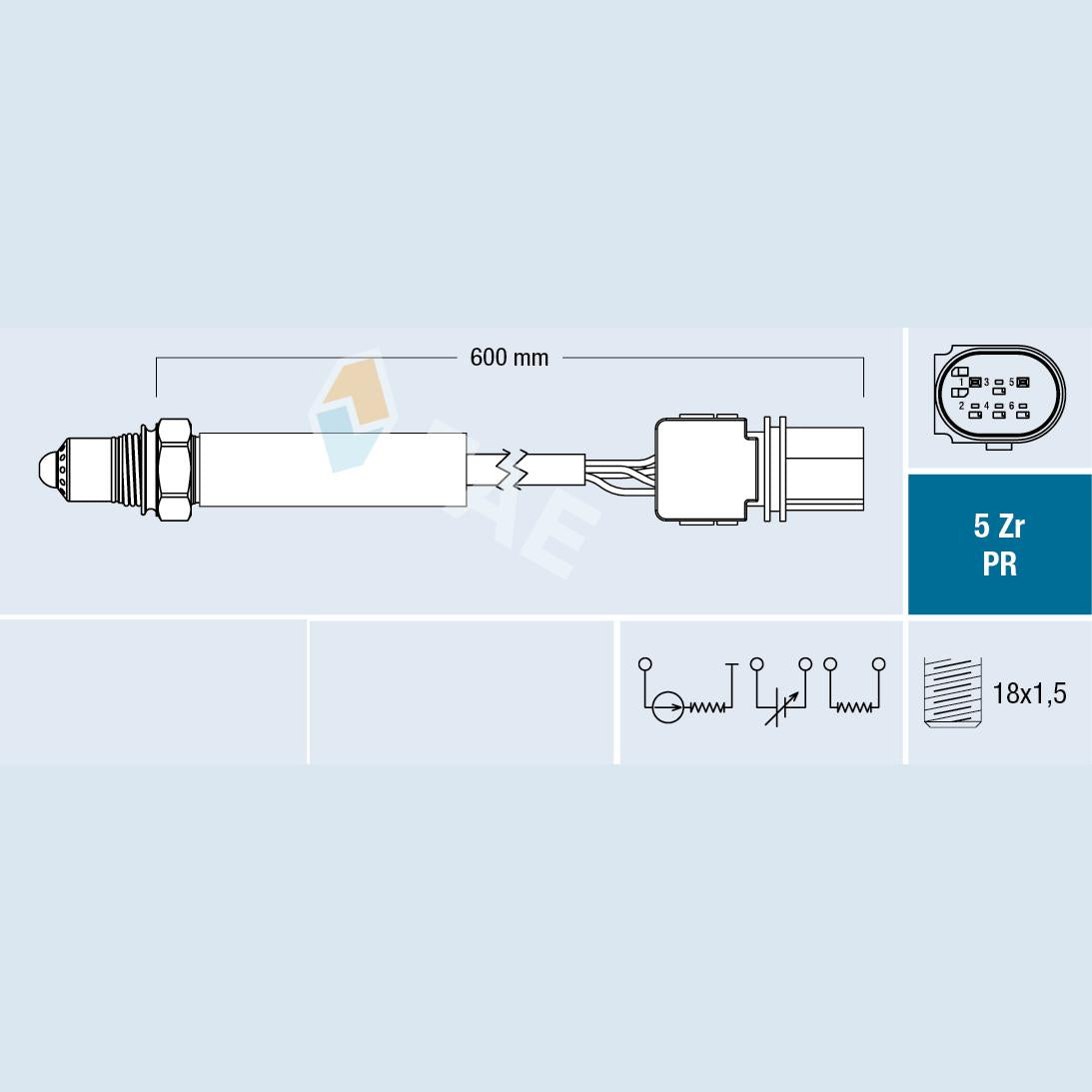 FAE AE75111 Lambda Sensor