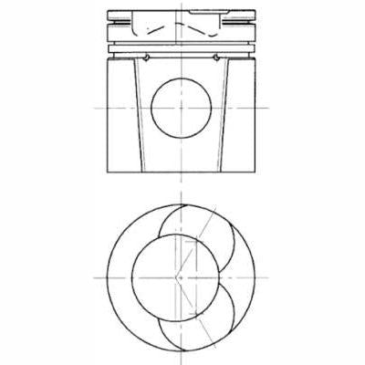 KOLBENSCHMIDT 94511700 Piston