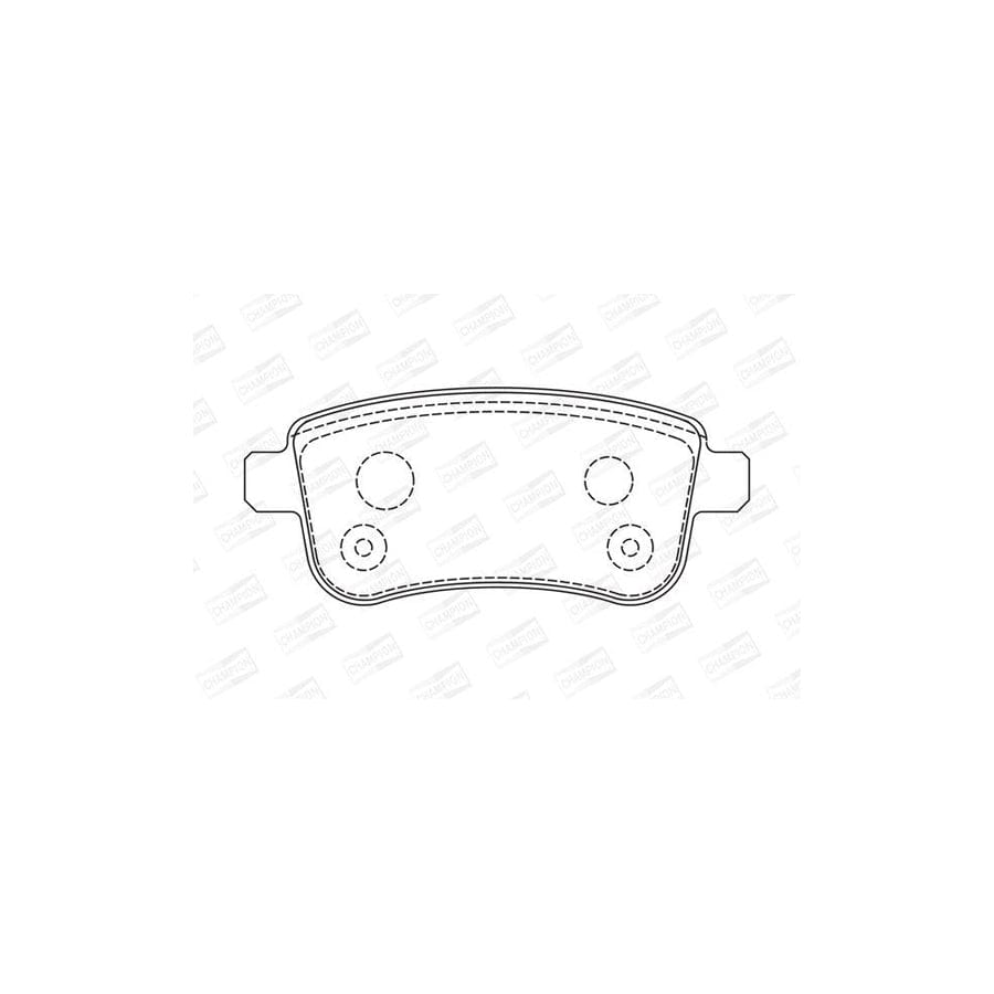 Champion 573286Ch Brake Pad Set