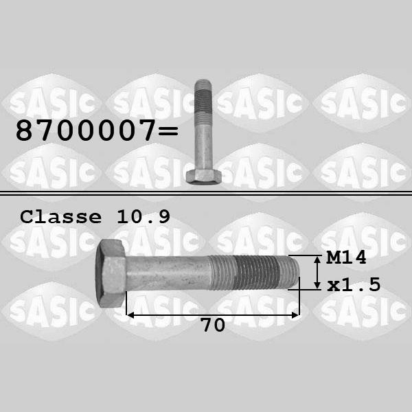 SASIC SAS8700007 Pulley Bolt