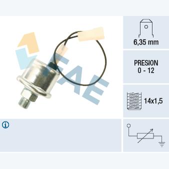 FAE FAE14790 Oil Pressure Sensor