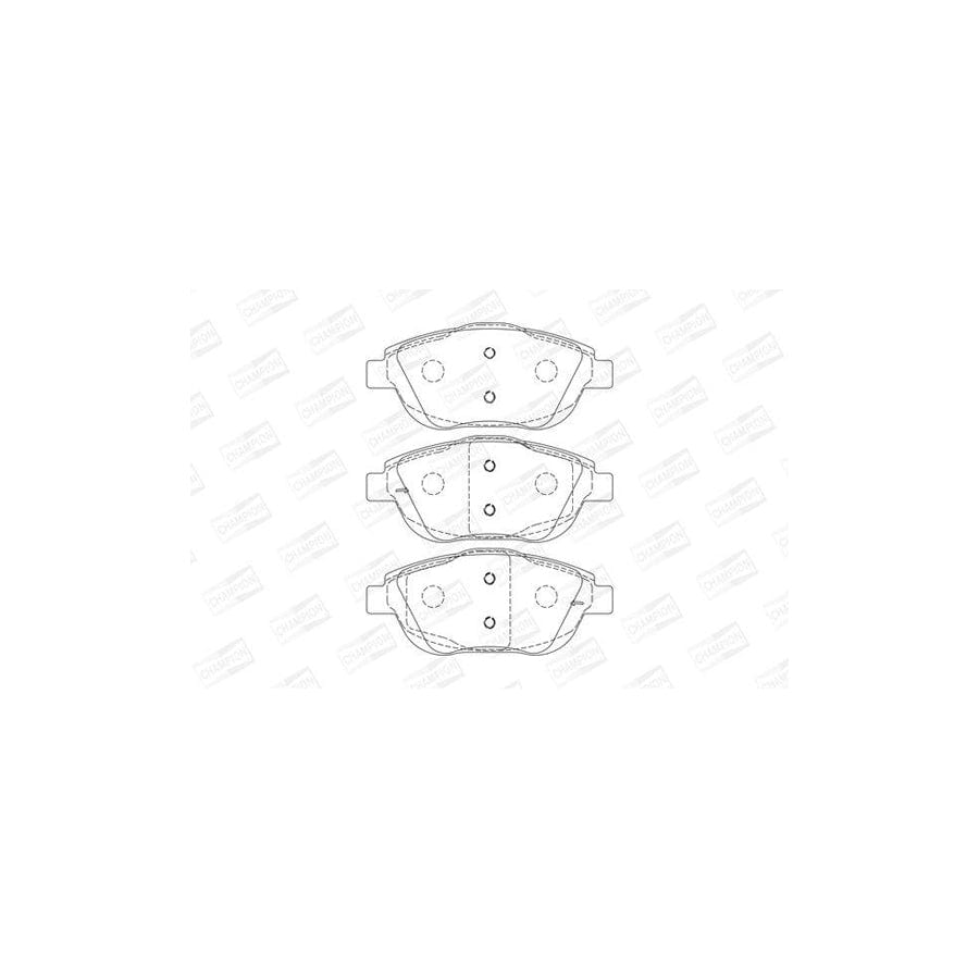Champion 573264Ch Brake Pad Set