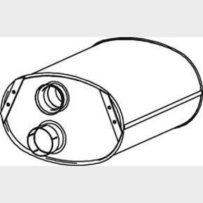 DINEX DIN69320 Centre/Rear Muffler