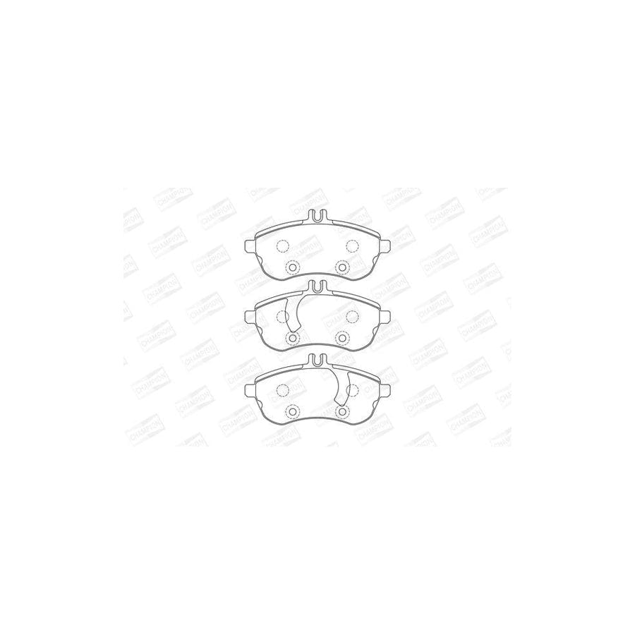 Champion 573257Ch Brake Pad Set