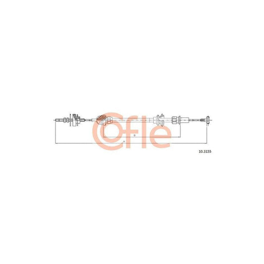 Cofle 10.3155 Clutch Cable