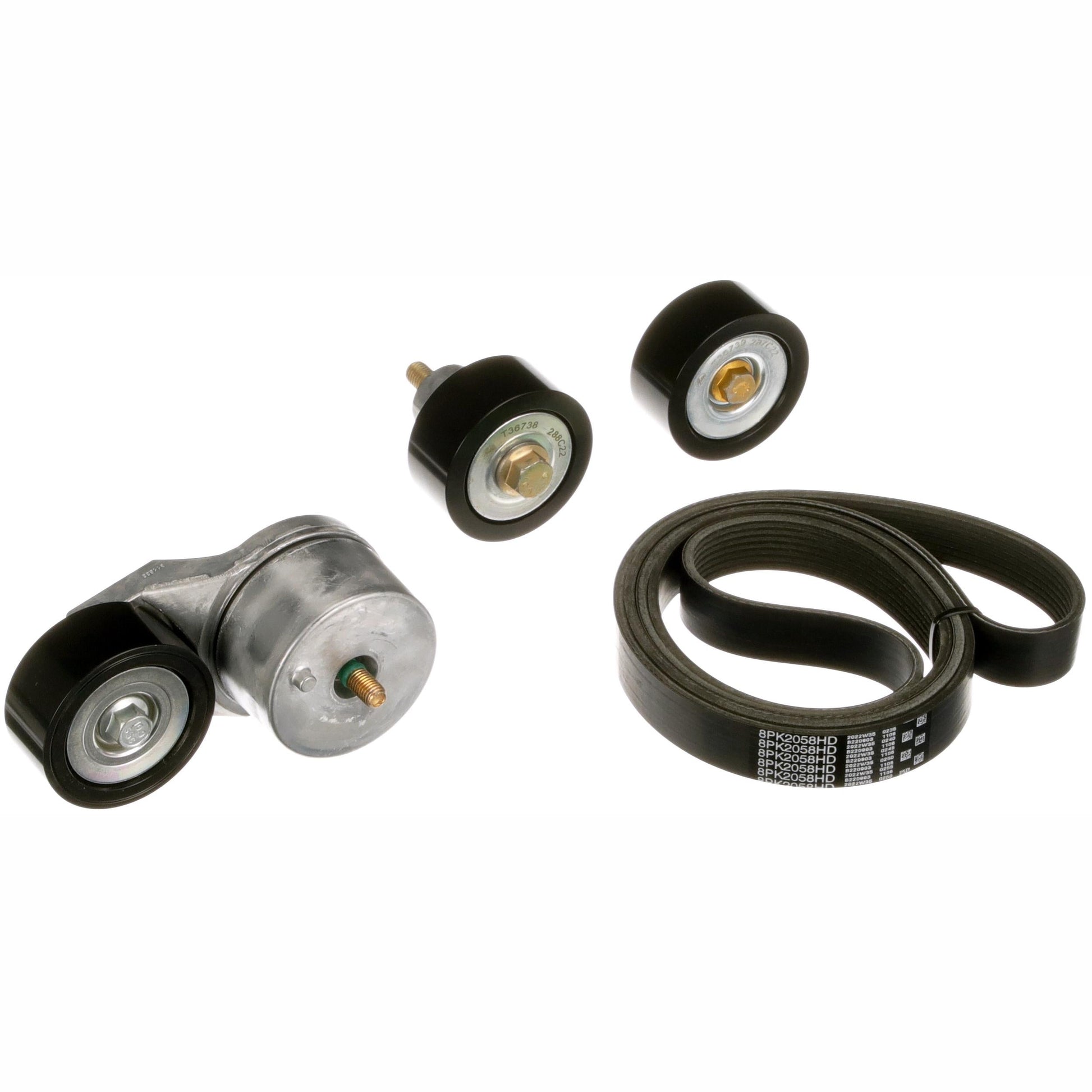 GATES GATK018PK2058HD V-Ribbed Belt Set