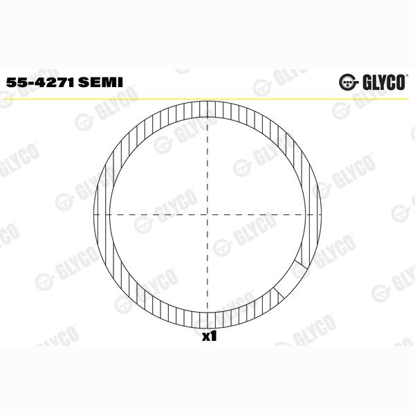 GLYCO 55-4271SEMI Connecting Rod Small End Bushes