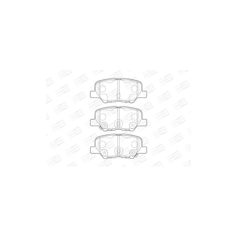 Champion 573442Ch Brake Pad Set