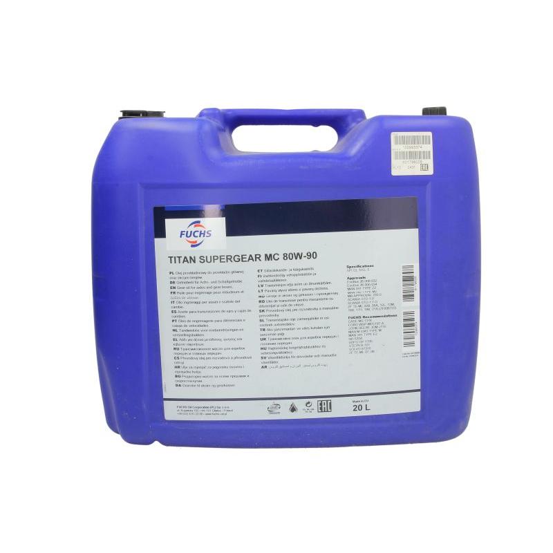 FUCHS OIL TITANSUPG.MC80W9020L Manual Transmission Oil