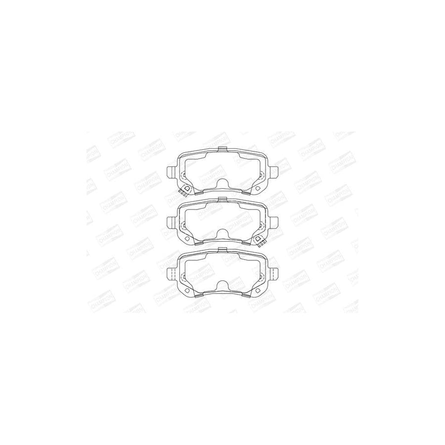 Champion 573299Ch Brake Pad Set