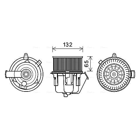 AVA COOLING CN8302AVA Interior Blower Electric Motor