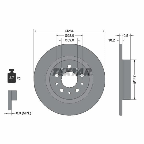 WABCO 9111539422 Brake Caliper Guide Bellow