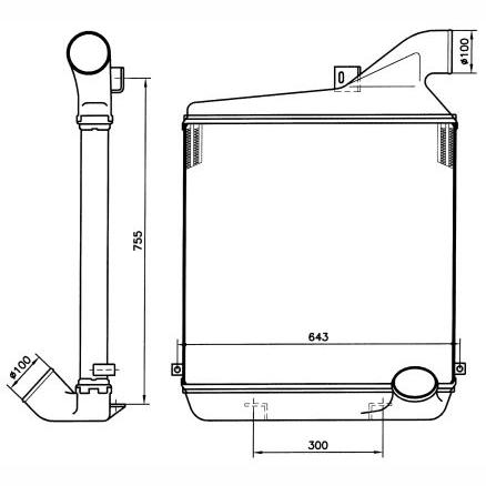 NRF NRF30146 Charge Air Cooler