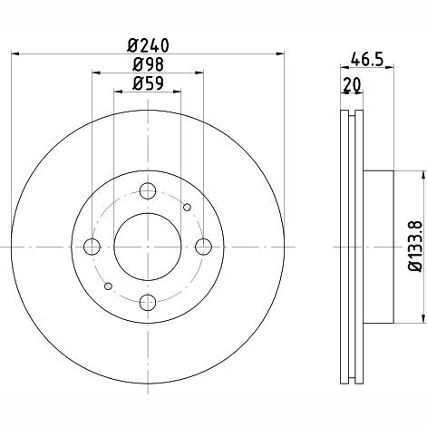 WABCO 4324109402 Brake Caliper Guide Bellow
