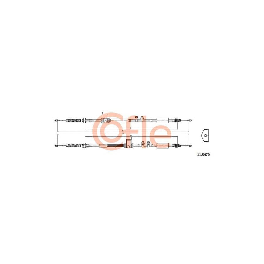 Cofle 11.5470 Hand Brake Cable for Ford Ecosport Mk2