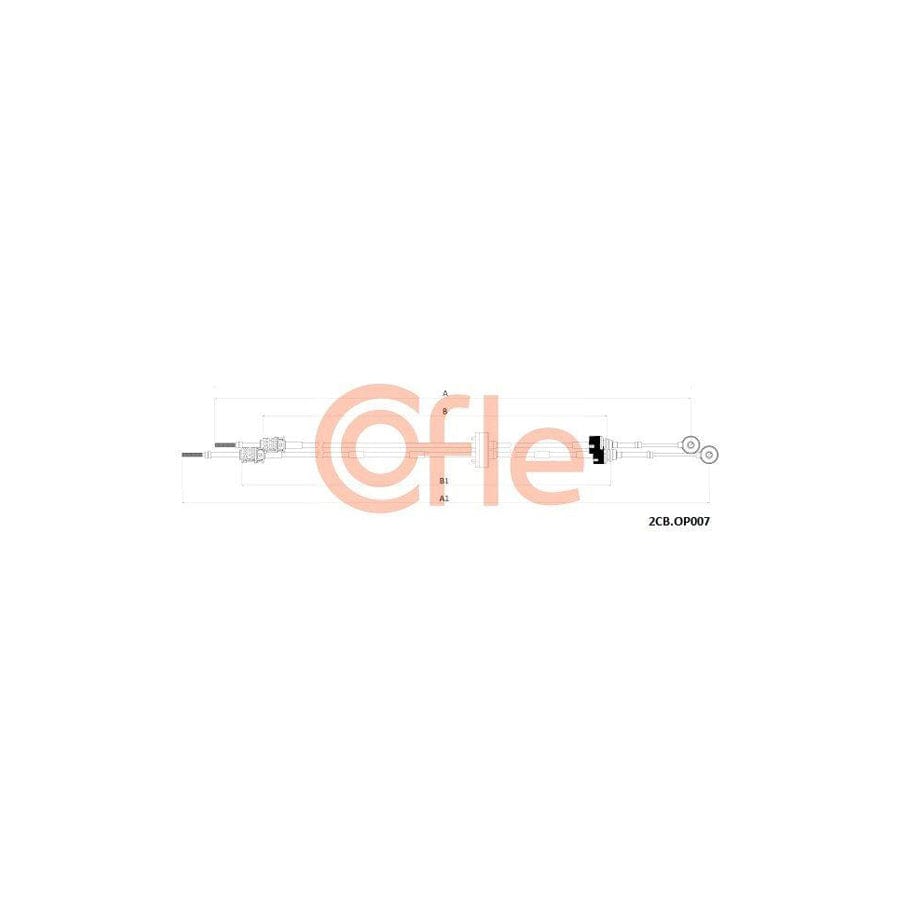 Cofle 2Cb.Op007 Cable, Manual Transmission for Opel Astra