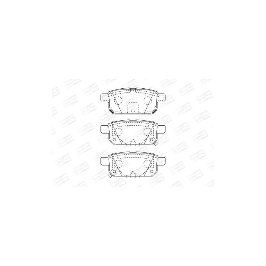 Champion 573384Ch Brake Pad Set