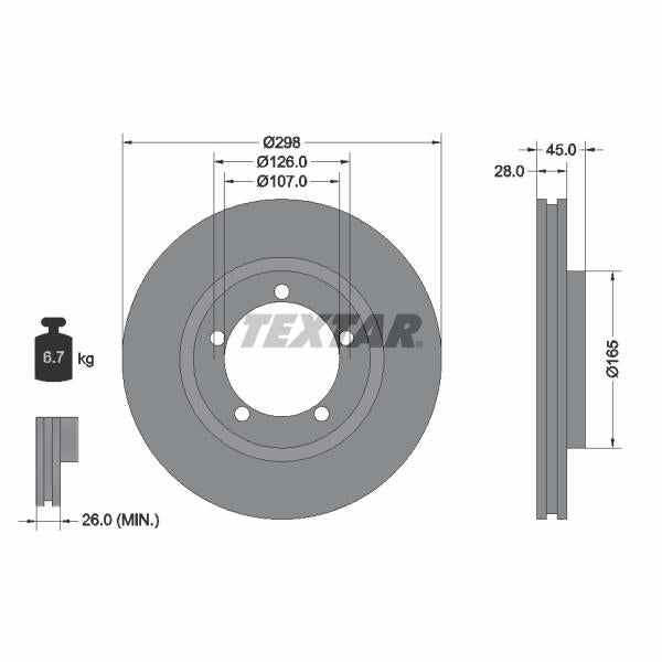 HERTH+BUSS JAKOPARTS J3342002 Brake Disc Splash Guard