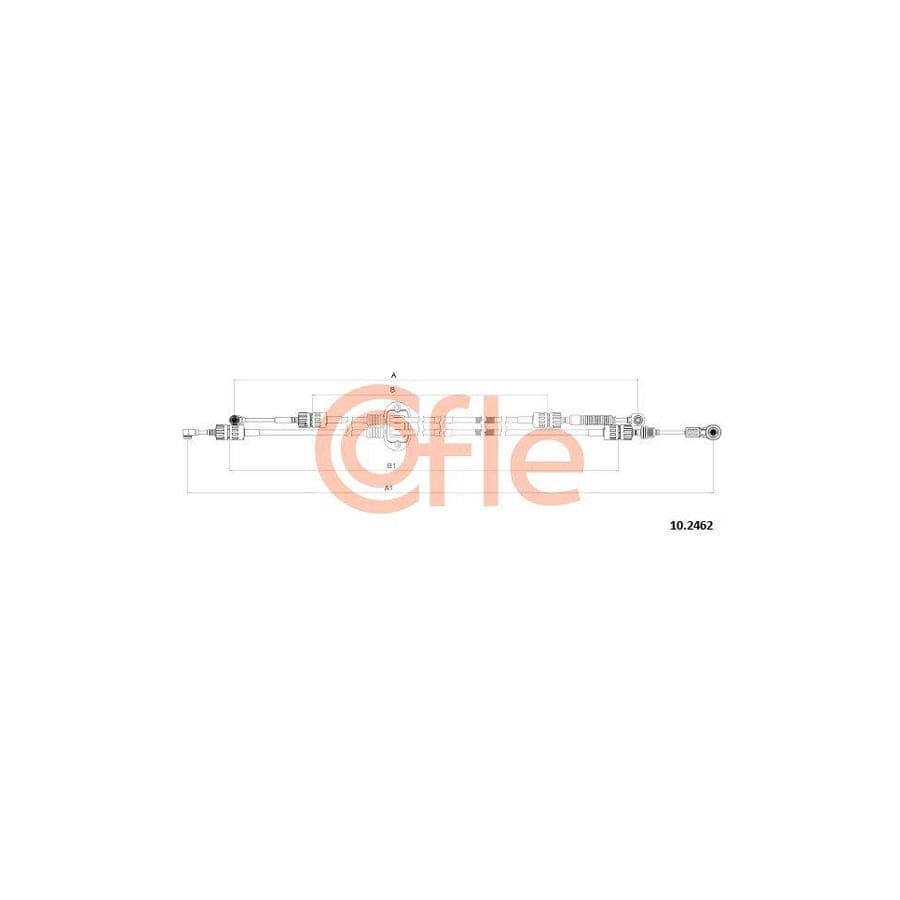 Cofle 10.2462 Cable, Manual Transmission for Ford Focus