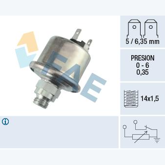 FAE FAE14910 Oil Pressure Sensor