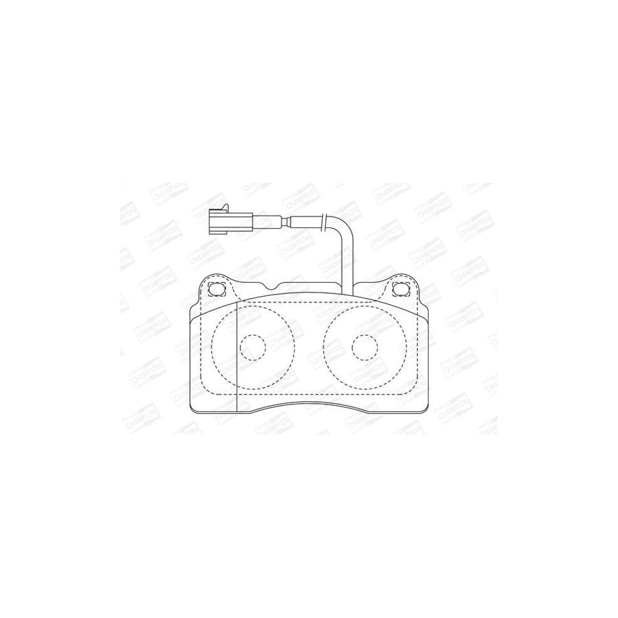 Champion 573637Ch Brake Pad Set
