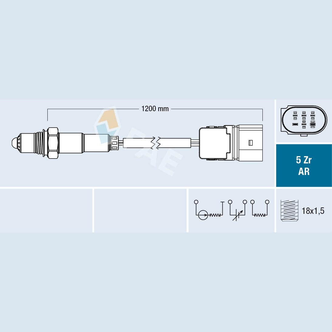 FAE AE75097 Lambda Sensor