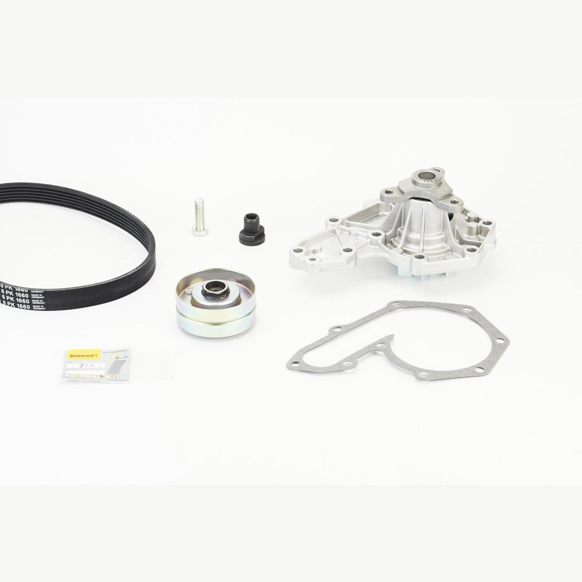 CONTITECH 6PK1660WP1 Water Pump + V-Ribbed Belt Kit
