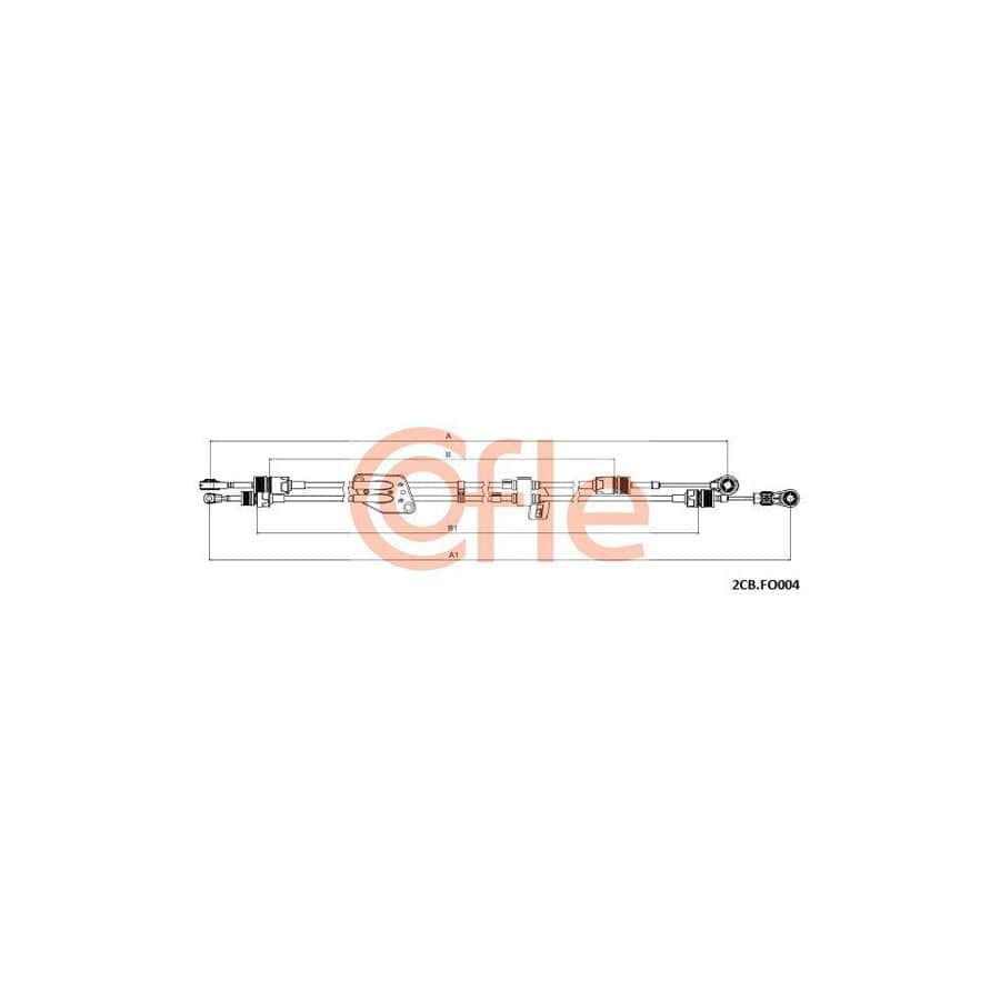 Cofle 92.2Cb.Fo004 Cable, Manual Transmission for Ford Fiesta
