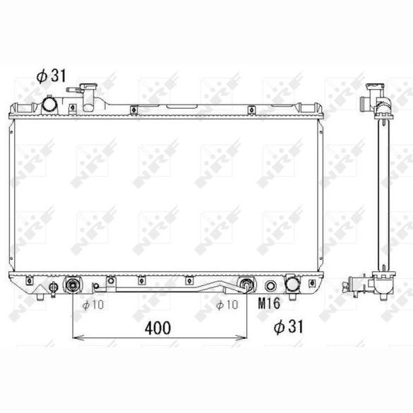 NRF NRF53288 Engine Radiator