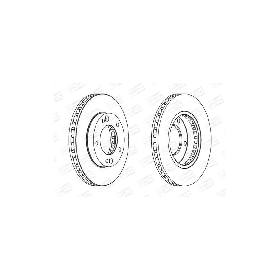 Champion 562772Ch Brake Disc for KIA Sorento I (Jc)