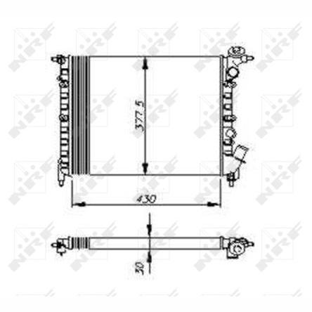 NRF NRF58207 Engine Radiator