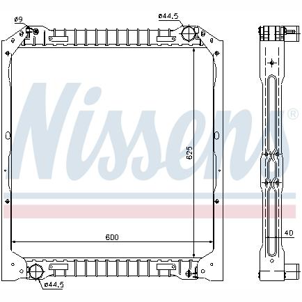 NISSENS NIS62349A Engine Radiator