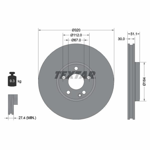 HANS PRIES HP116443 Brake Disc Splash Guard
