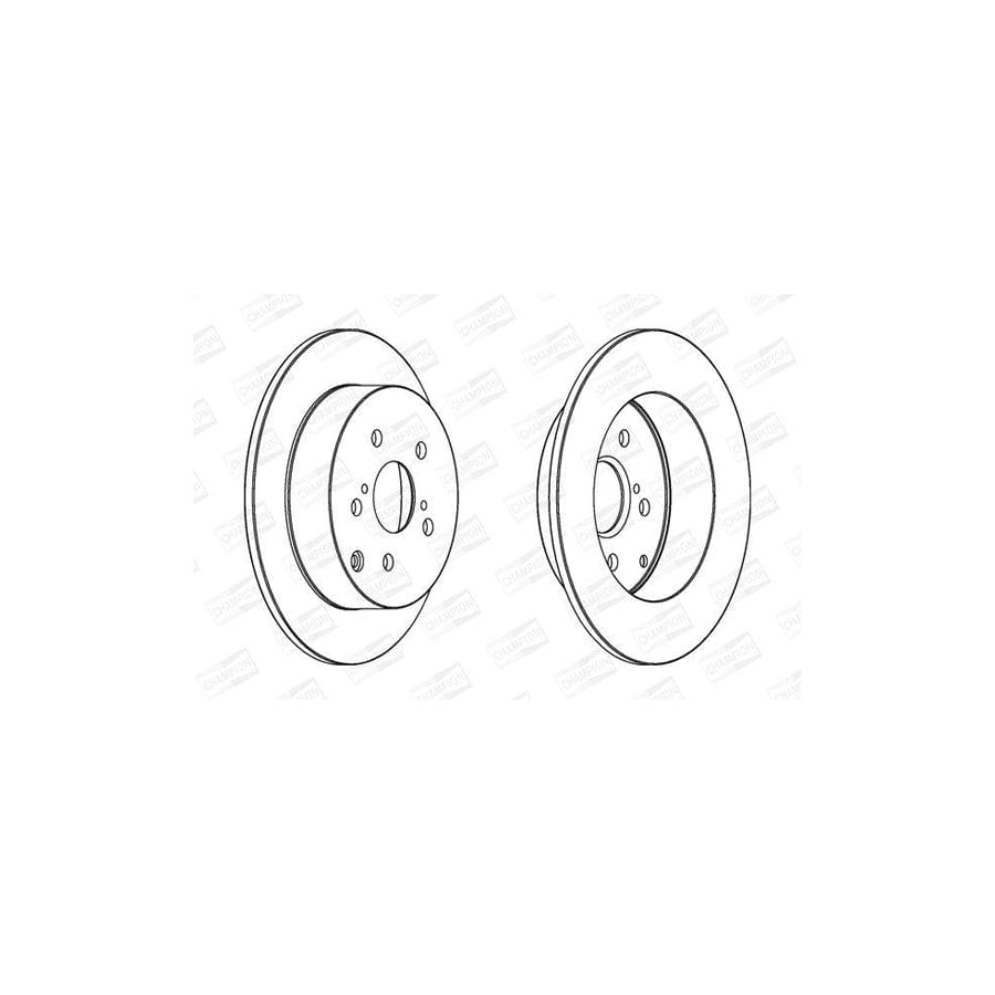 Champion 562415Ch Brake Disc for Toyota Corolla