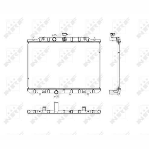 NRF NRF53761 Engine Radiator