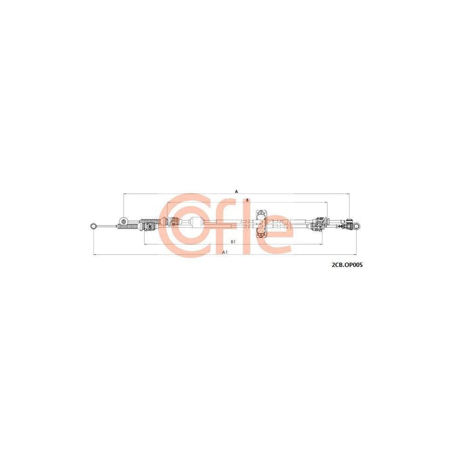 Cofle 2Cb.Op005 Cable, Manual Transmission