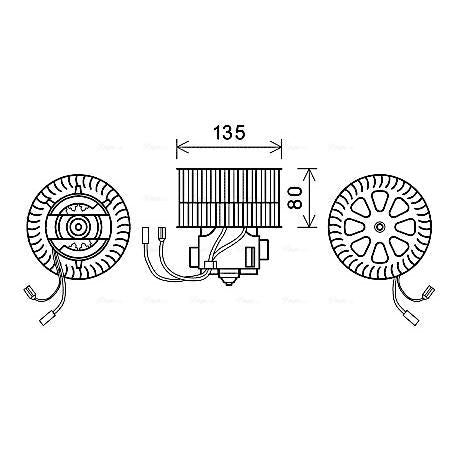 AVA COOLING OL8631AVA Air Blower