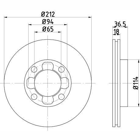 AUTOFREN SEINSA D7-238C Brake Caliper Guide Sleeve Kit