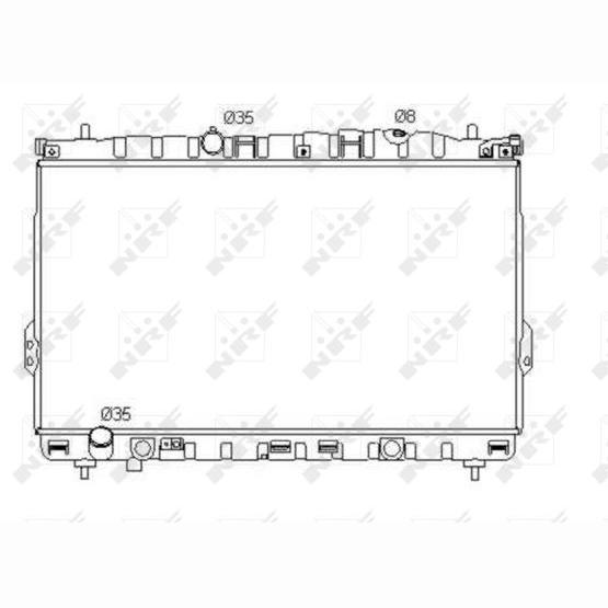 NRF NRF53353 Engine Radiator