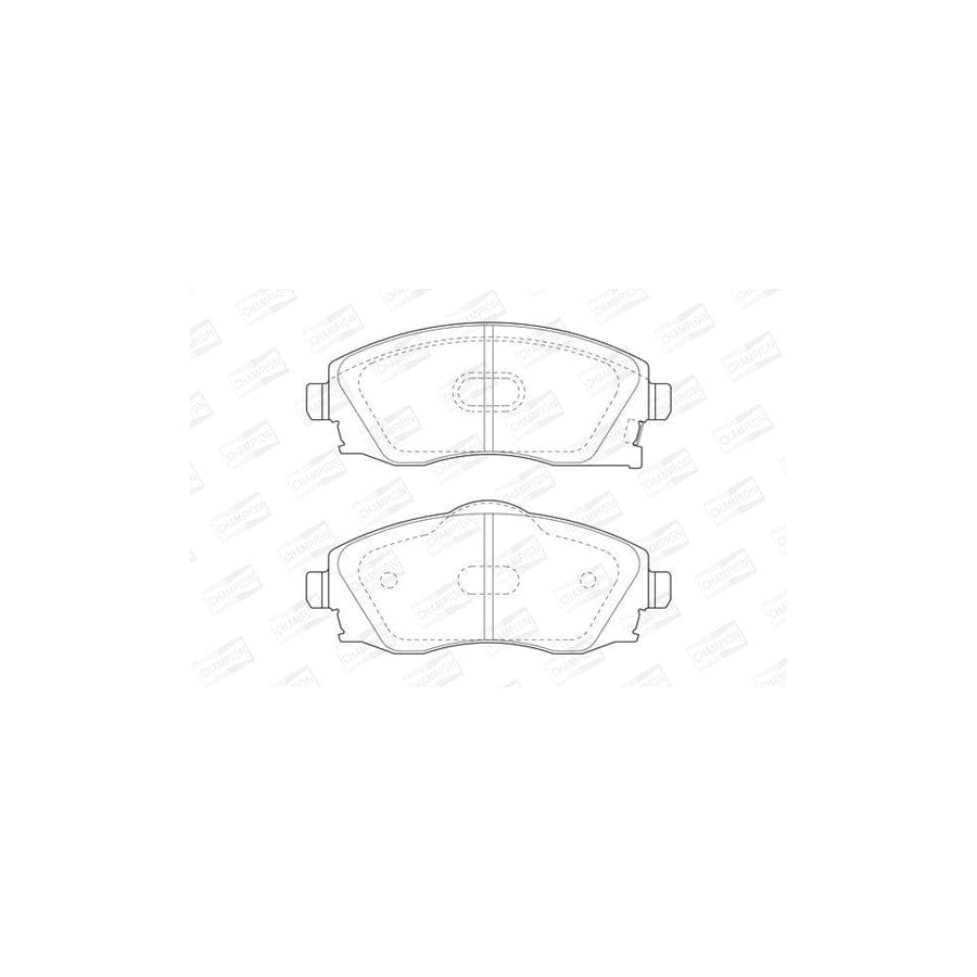 Champion 573011Ch Brake Pad Set