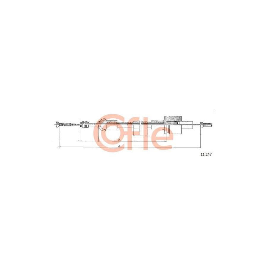 Cofle 11.247 Clutch Cable